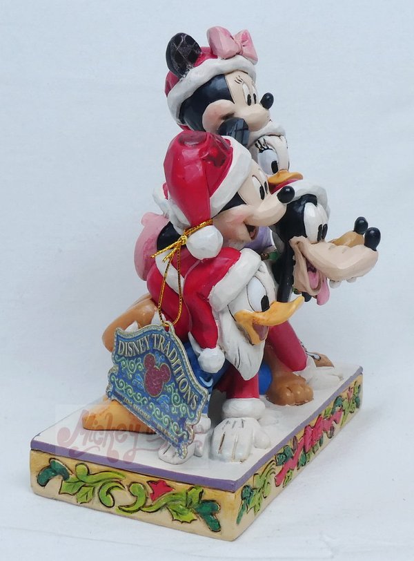 Disney Enesco Jim Shore Traditions 6007063 Christmas Stacked Friends