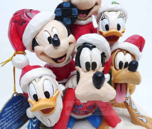 Disney Enesco Jim Shore Traditions 6007063 Weihnachten gestapelte Freunde