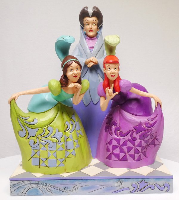Disney Enesco Jim Shore Traditions 6007056 Lady Tremaine ; Anastasia ; Drizilla