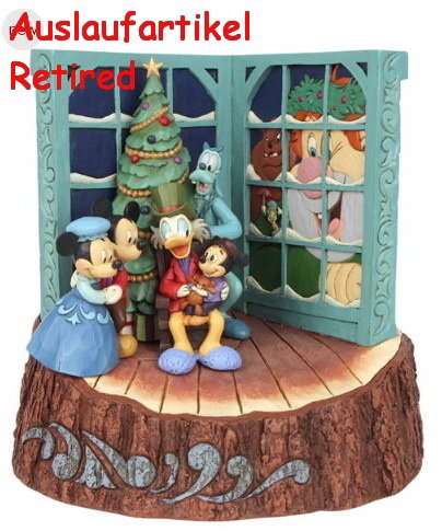 Disney Enesco Jim Shore Traditions 6007060 Carved by Heart Weihnachtsszene