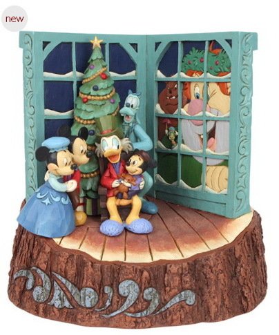 Disney Enesco Jim Shore Traditions 6007060 Carved by Heart Weihnachtsszene