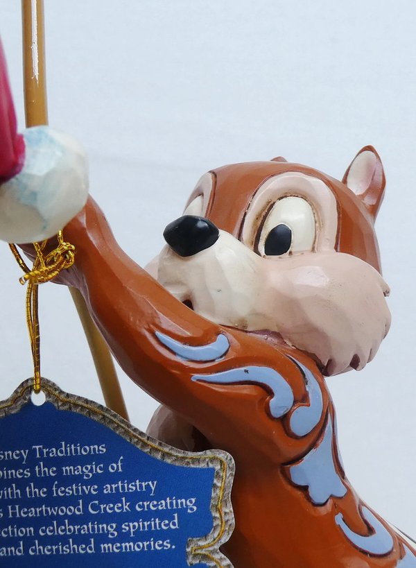 Disney Enesco Traditions Jim Shore Figure Chip n Dale A & B Squirrels Christmas