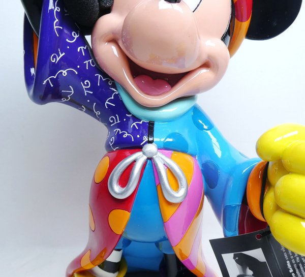 Disney Enesco Romero Britto Figur Statement gross 6007259 Mickey Mouse Zauberer