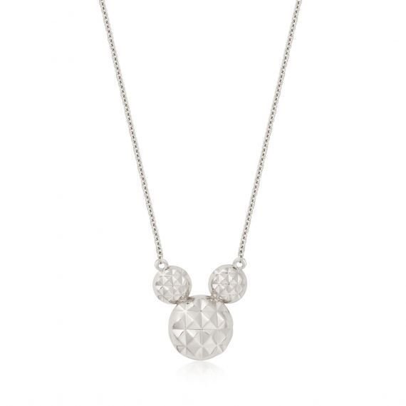 Mickey Maus - Halskette Diamond Cut Sterling Silber Couture Kingdom