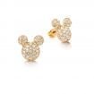 Micky Maus - Pavé Ohrstecker Gold Couture Kingdom Mickey Mouse