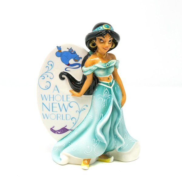 Disney Figur English Ladies Porzellan mit 24k Gold Anteil : Aladdin Jasmin