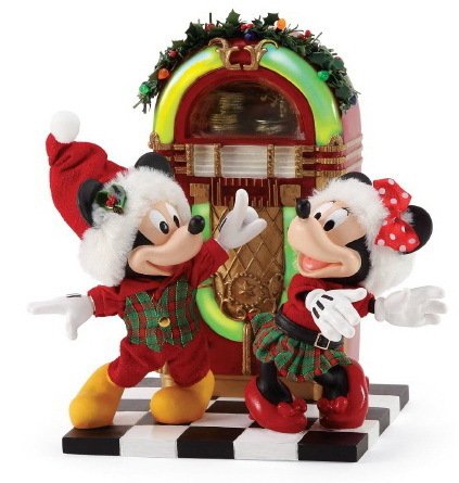 Disney Enesco Possible Dreams 6006031 Weihnachten mit Mickey & Minnie Jingle Bells Swing