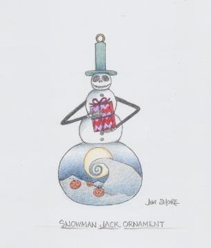 Disney Eneseco Traditions Jim Shore Weihnachtsbaumschmuck Ornament A30352 Jack Skellington