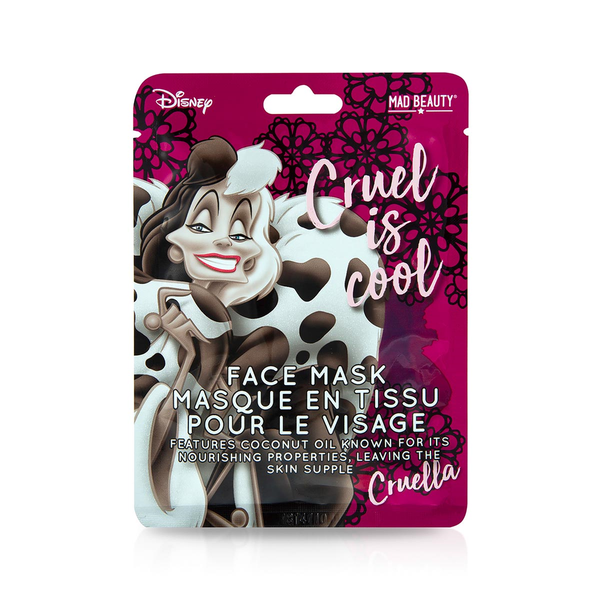 Disney Mad Beauty Gesichtsmaske : Cruella de Ville aus 101 Dalmatiner