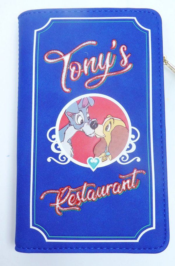 Disney Loungefly Portmonaie WDWA1163 Susi und Strolch Tony`s Restaurant