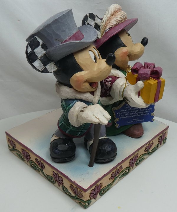 Original Figur Disney Enesco shore Tradition 6002829 Mickey Minnie Victorian