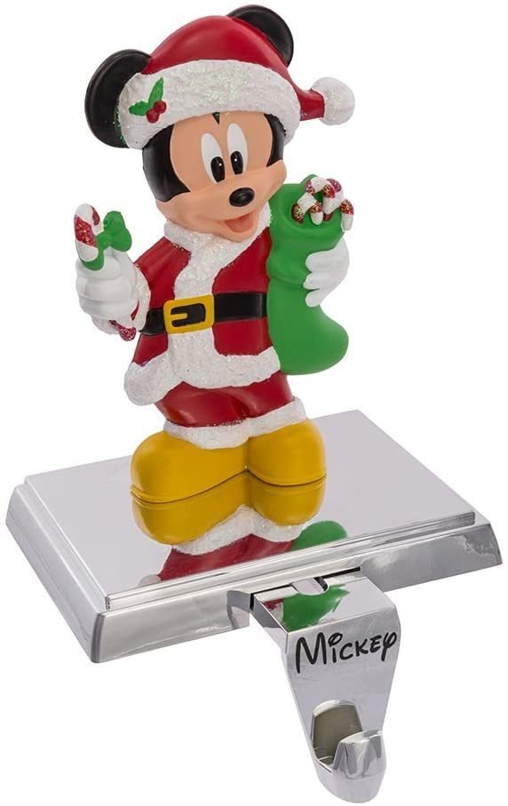 Disney Figur Kurt Adler Mickey Weihnachtsmann Weihnachtsstrumpfhalter