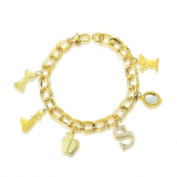 Schneewittchen Charm Armband Gold Couture Kingdom