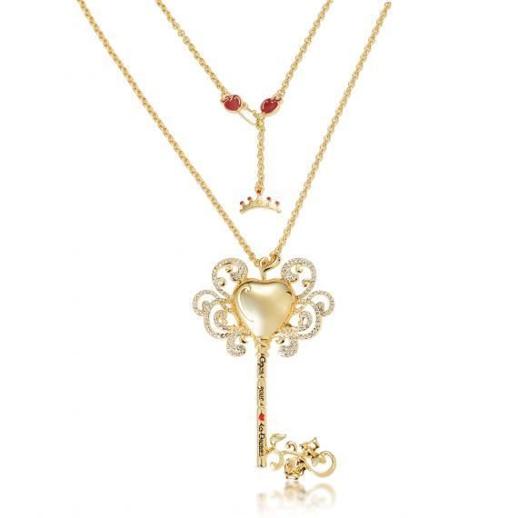 Schlüssel - Halskette Gold Couture Kingdom Schneewittchen