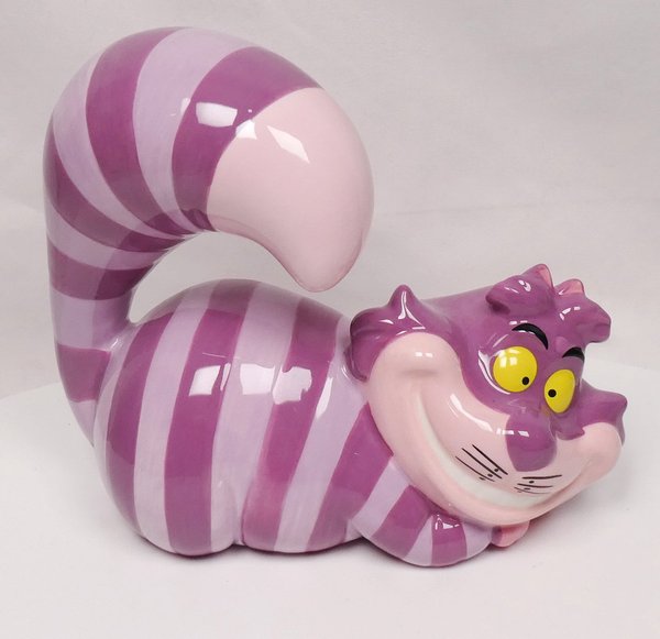 Disney Enesco Enchanting Spardose : A29515 Grinsekatze Cheshire Cat Alice Twas Brillig