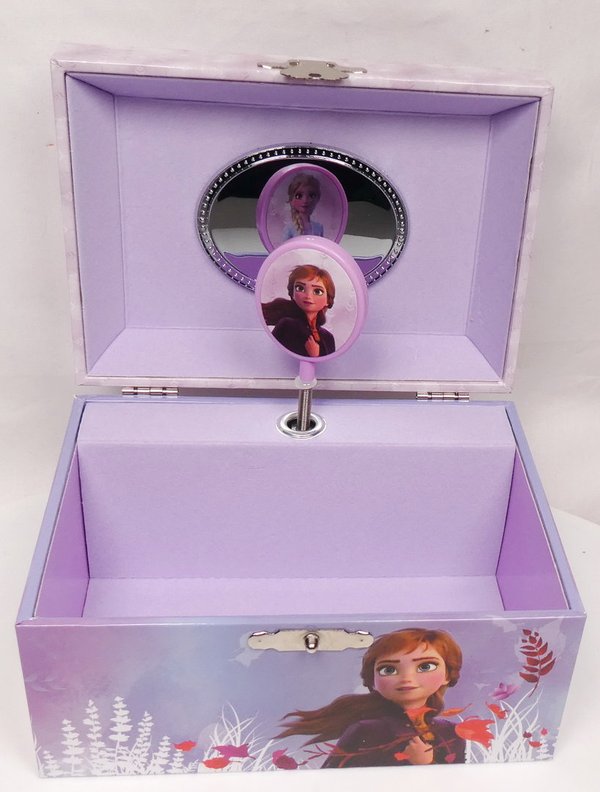 Disney Classic Figur WIDDOP Spieluhr Schatzkiste : Frozen II Eiskönigin Elsa