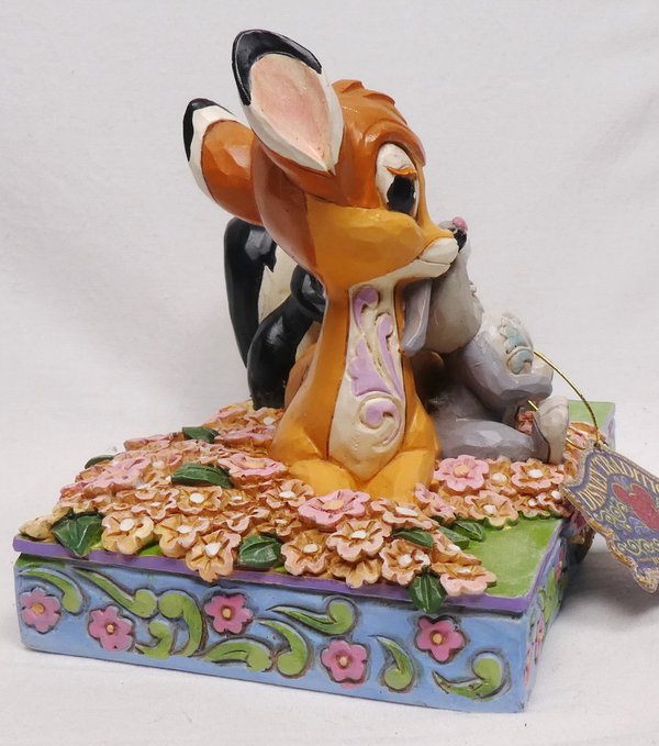 Disney Enesco Traditions Jim Shore Bambi et ses amis en fleurs 6008318