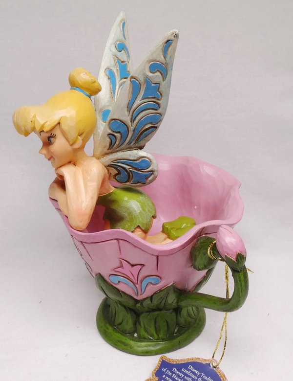 Disney Enesco Traditions Jim Shore  Tink Sitting in Flower 6008076