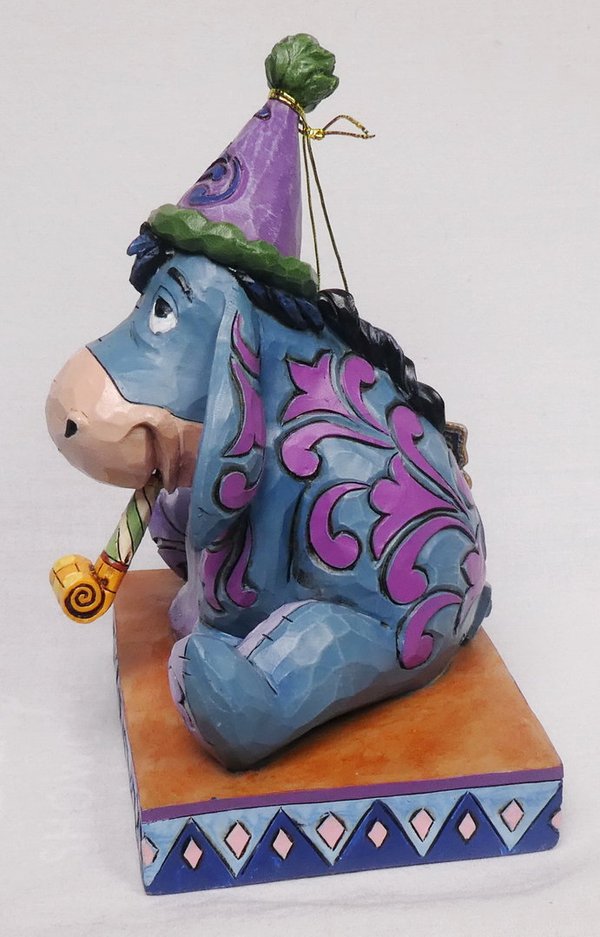 Disney Enesco Traditions Jim Shore  Eeyore with Birthday Hat/Horn 6008074