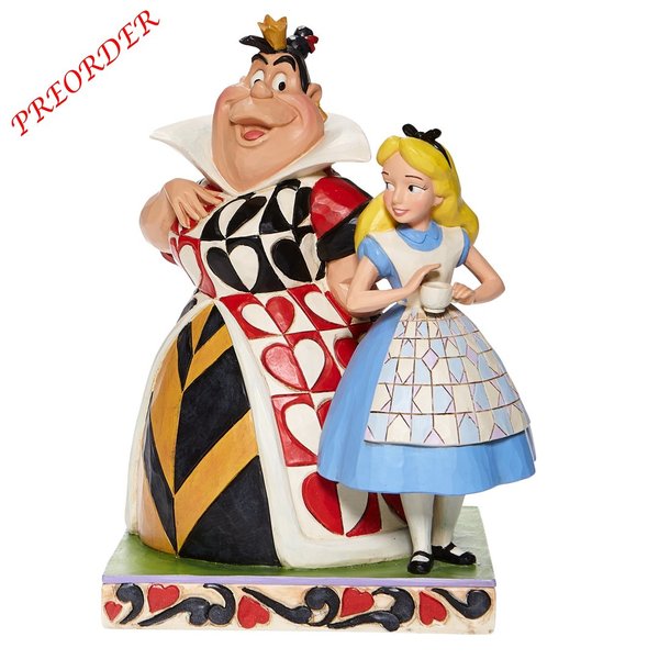 Disney Enesco Traditions Jim Shore Alice et la Reine de Cœur 6008069