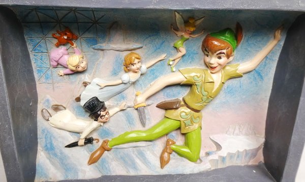 Disney Enesco Traditions Jim Shore Peter Pan Scène de coffre au trésor 6008063