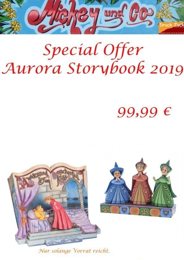 Disney Enesco Traditions Jim Shore Storybook Aurora 2019 & Die 3 guten Feen