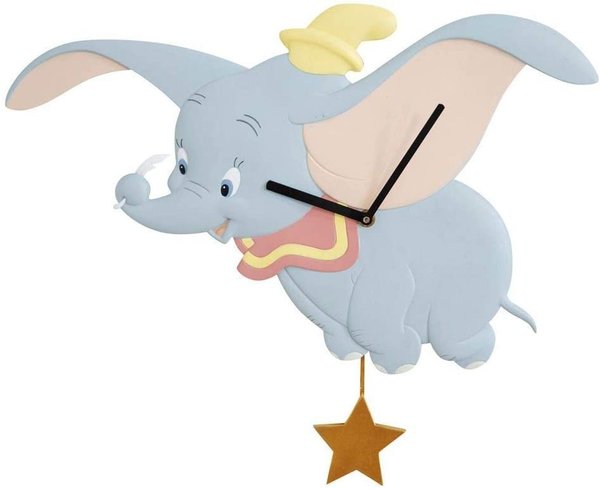 Disney Widdop Uhr Wanduhr Dumbo Magical Beginning