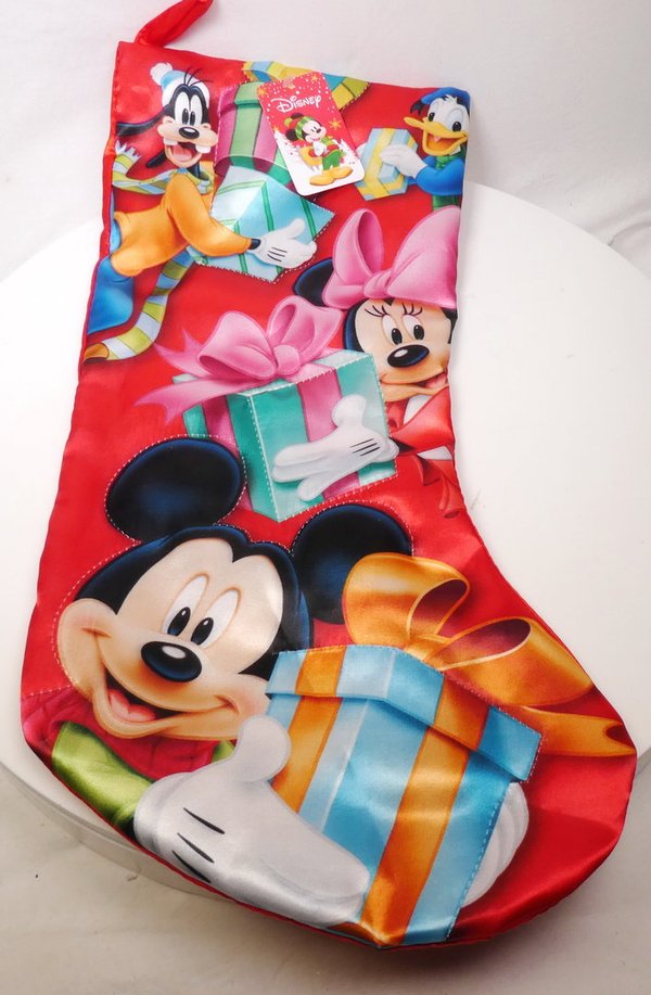 Disney Weihnachten Weihnachtssocke Kaminsocke DN7194 19"  45cm  : Mickey Minnie Goofy