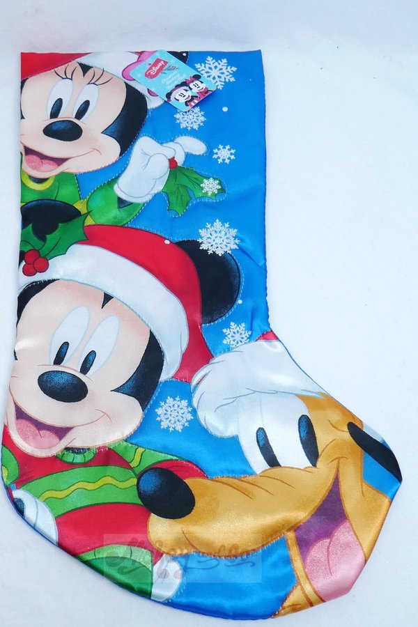Disney Weihnachten Weihnachtssocke Kaminsocke DN7171 19"  45cm  : Mickey Minnie Pluto