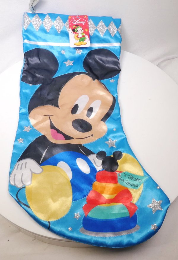 Disney Weihnachten Weihnachtssocke Kaminsocke DN7185 19"  45cm  : Baby Mickey