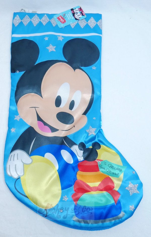Disney Weihnachten Weihnachtssocke Kaminsocke DN7185 19"  45cm  : Baby Mickey