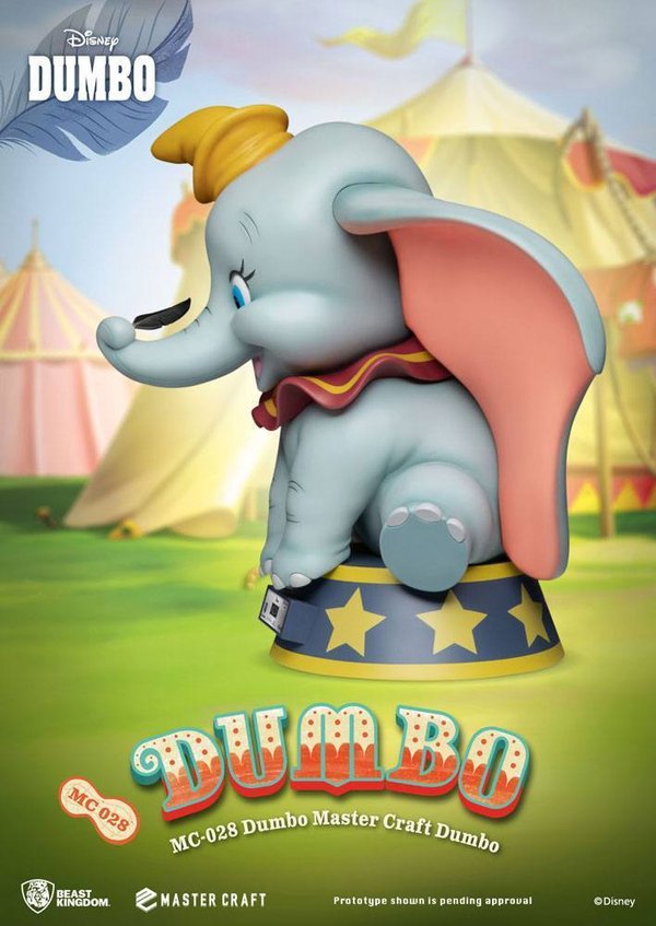 Disney Beast Kingdom Dumbo Master Craft Statue Dumbo 32 cm