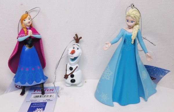 Disney Kurt S Adler Weihnachtsbaumschmuck Ornament Frozen Eiskönigin Anna Elsa Olaf