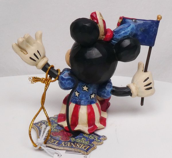 Disney Enesco Jim Shore Traditions 4056744 Minnie Mouse Mini Figur Patriot