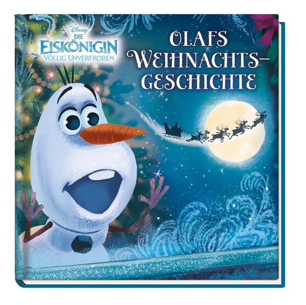 Disney Figur Heft Die Eiskönigin Olaf Buch und Glitzerkugel