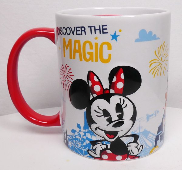Disney Disneyland Paris Tasse kaffeetasse MUG Mickey Minnie Discover the Magiic