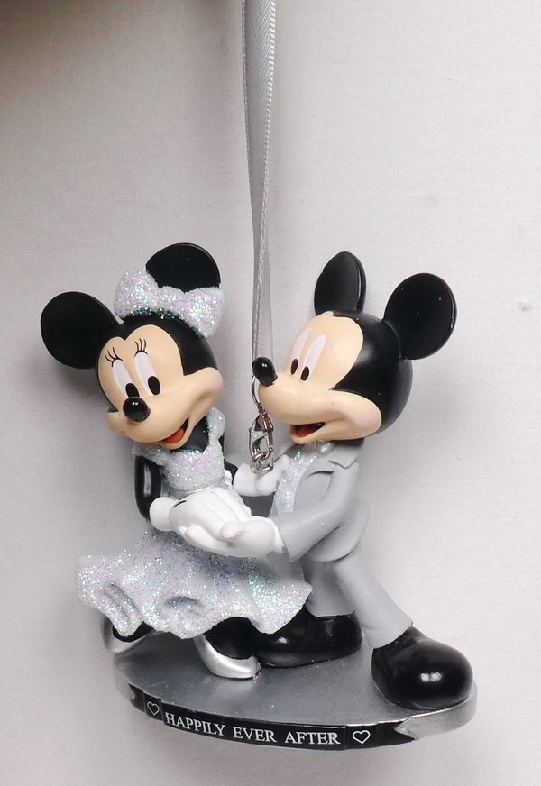 Disneyland Paris Weihnachtsbaumschmuck Ornament Mickey & Minnie 2020 Happily Ever after