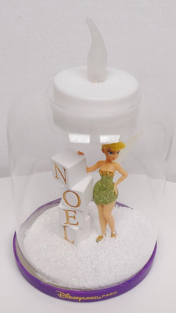 Disneyland Paris Weihnachten 2020 Teelichthalter Figur Tinker Bell im Glas