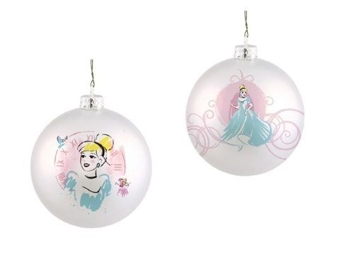 Disney Kurt S Adler Ornament Weinachtsbaumanhänger Cinderella Set mit 2 Stück