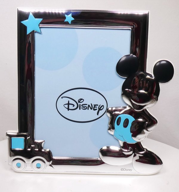 Disney Valenti Fotorahmen Frame blau 13x18 : Mickey Mouse chrom