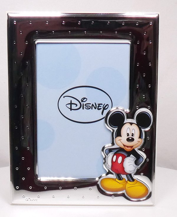 Disney Valenti Fotorahmen Frame blau 13x18 : Mickey Mouse + Nachttischlampe im Set