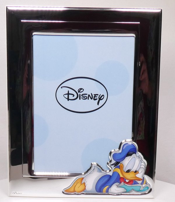 Disney Valenti Fotorahmen Frame blau 13x18 : donald Duck liegend