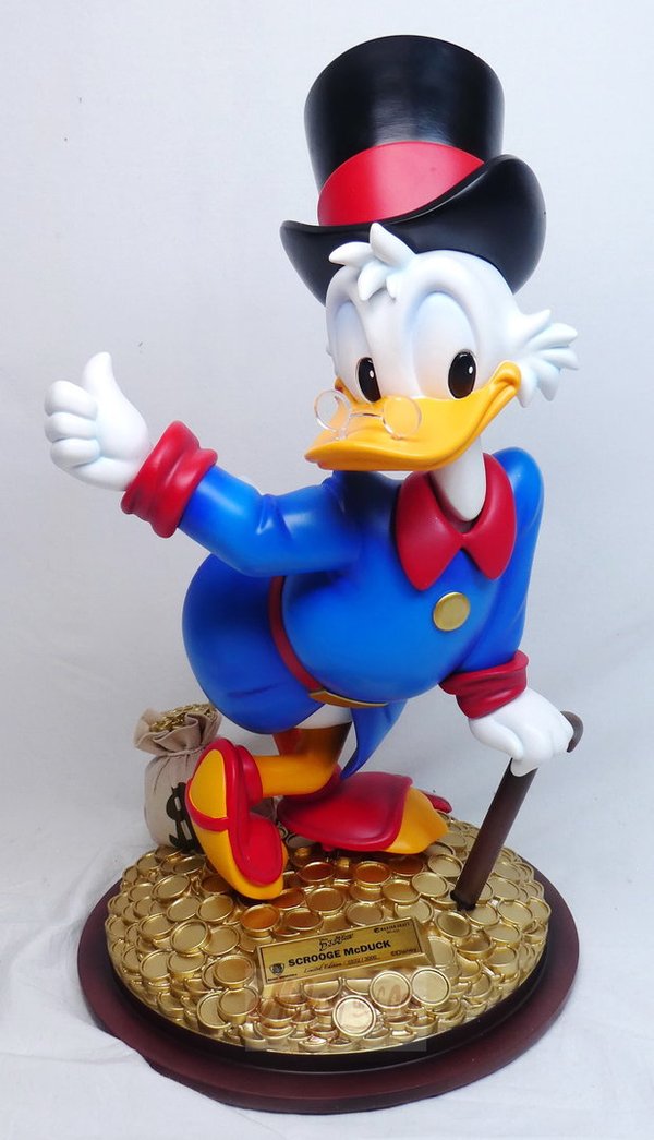 Duck Tales Master Craft Statue Scrooge McDuck Dagobert Duck MC-032 39 cm