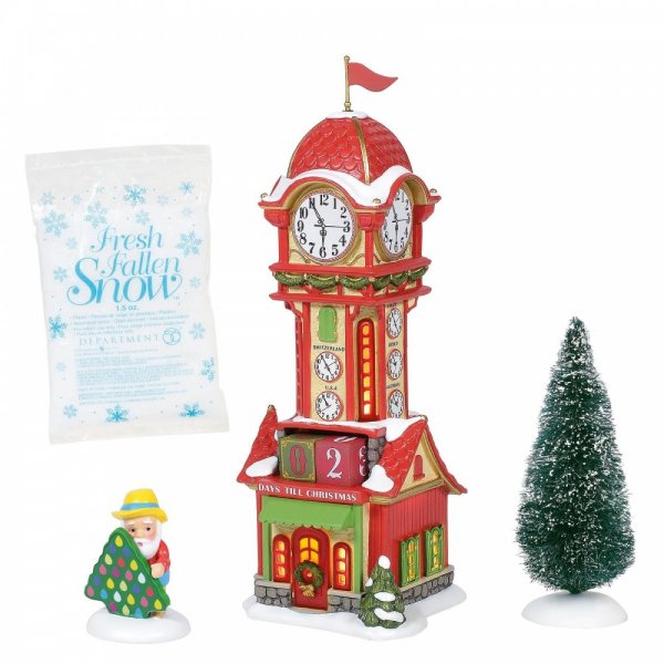 Enesco Department 56 North Pole series : Christmas Countdown Tower