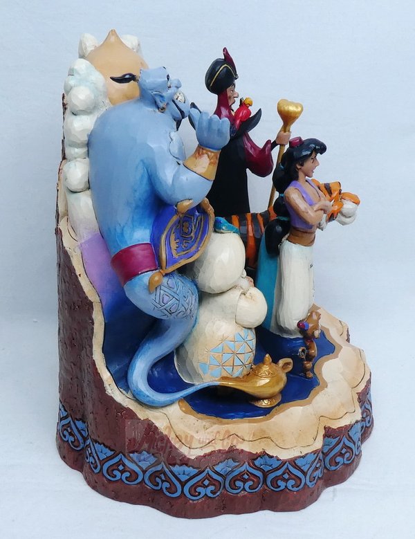 Disney Enesco Traditions Jim Shore : 6008999 Courbé par Heart Aladdin