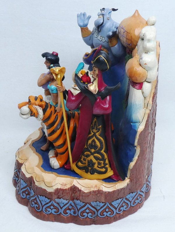 Disney Enesco Traditions Jim Shore : 6008999 Curved by Heart Aladdin