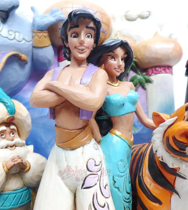 Disney Enesco Traditions Jim Shore : 6008999 Courbé par Heart Aladdin