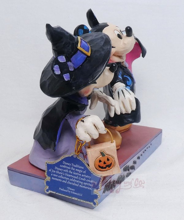 Disney Enesco Traditions Jim Shore : 6008989 Mickey & Minnie Halloween Vampire & Sorcière