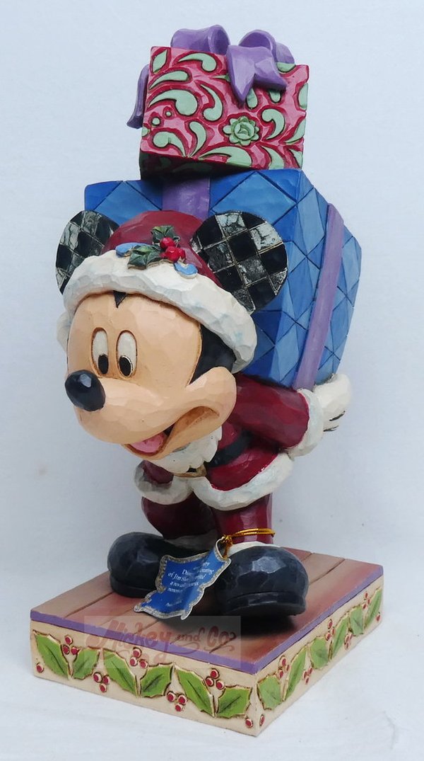 Disney Enesco Traditions Jim Shore : 6008978 Weihnachten Mickey Mouse  bringt Geschenke Weihnachtsman - mickeyundco Dein Disney Shop Store