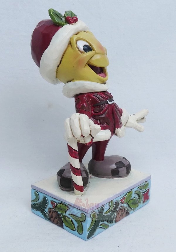 Disney Enesco Traditions Jim Shore: 6008986 Christmas Pinocchio Jiminy Cricket as Santa Claus